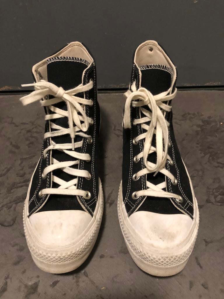 Converse all stars Rosequartz  Chuck taylor zwart 41.5, Kleding | Dames, Schoenen, Zo goed als nieuw, Sneakers of Gympen, Zwart