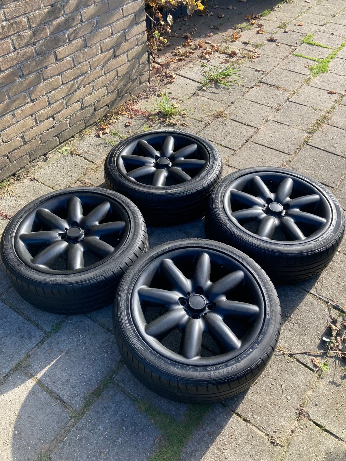 Leuke stoere set 17 inch MINI velgen voor een klein prijsje!, Ophalen, Gebruikt, Velg(en), 17 inch