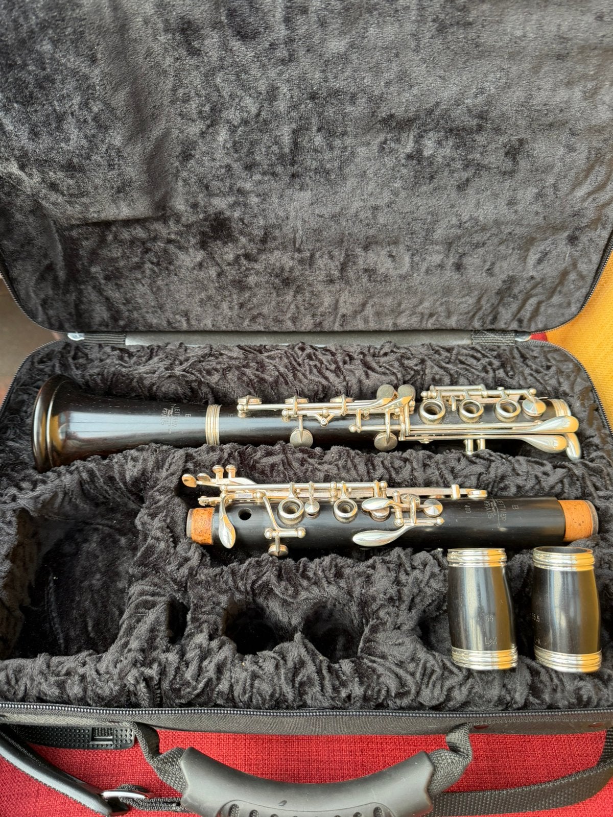 Klarinet Bes Leitner&Kraus, Muziek en Instrumenten, Zo goed als nieuw, Met koffer, Hout, Ophalen