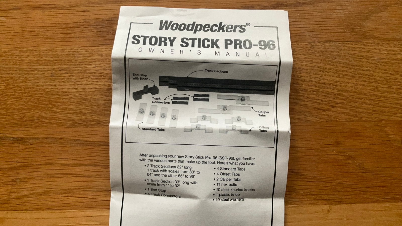 WOODPECKERS STORY STICK PRO 96", Ophalen, Nieuw