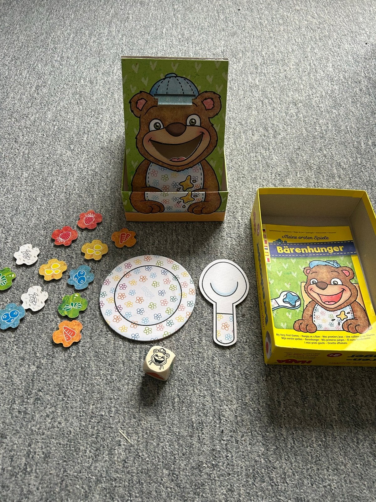 HABA Mijn eerste spellen: Berenhonger - Educatief spel, Een of twee spelers, Ophalen of Verzenden, Gebruikt