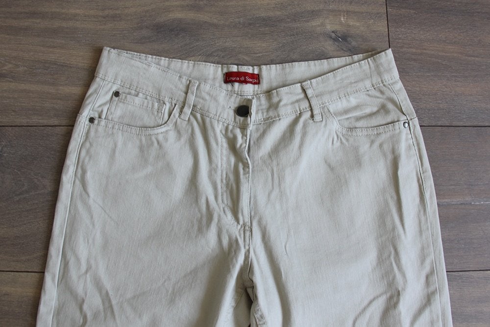 Laura Di Sarpi Broek 501 (M) - 501 € 15,-, Maat 38/40 (M), Beige, Ophalen of Verzenden, Zo goed als nieuw