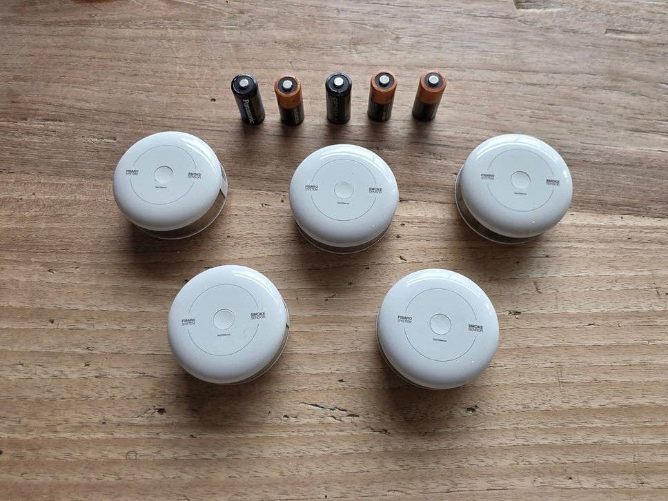 Fibaro Z-Wave Brandmelders - Slimme Rookmelders, Gebruikt, Detector, Sensor of Melder, Ophalen of Verzenden, Rook