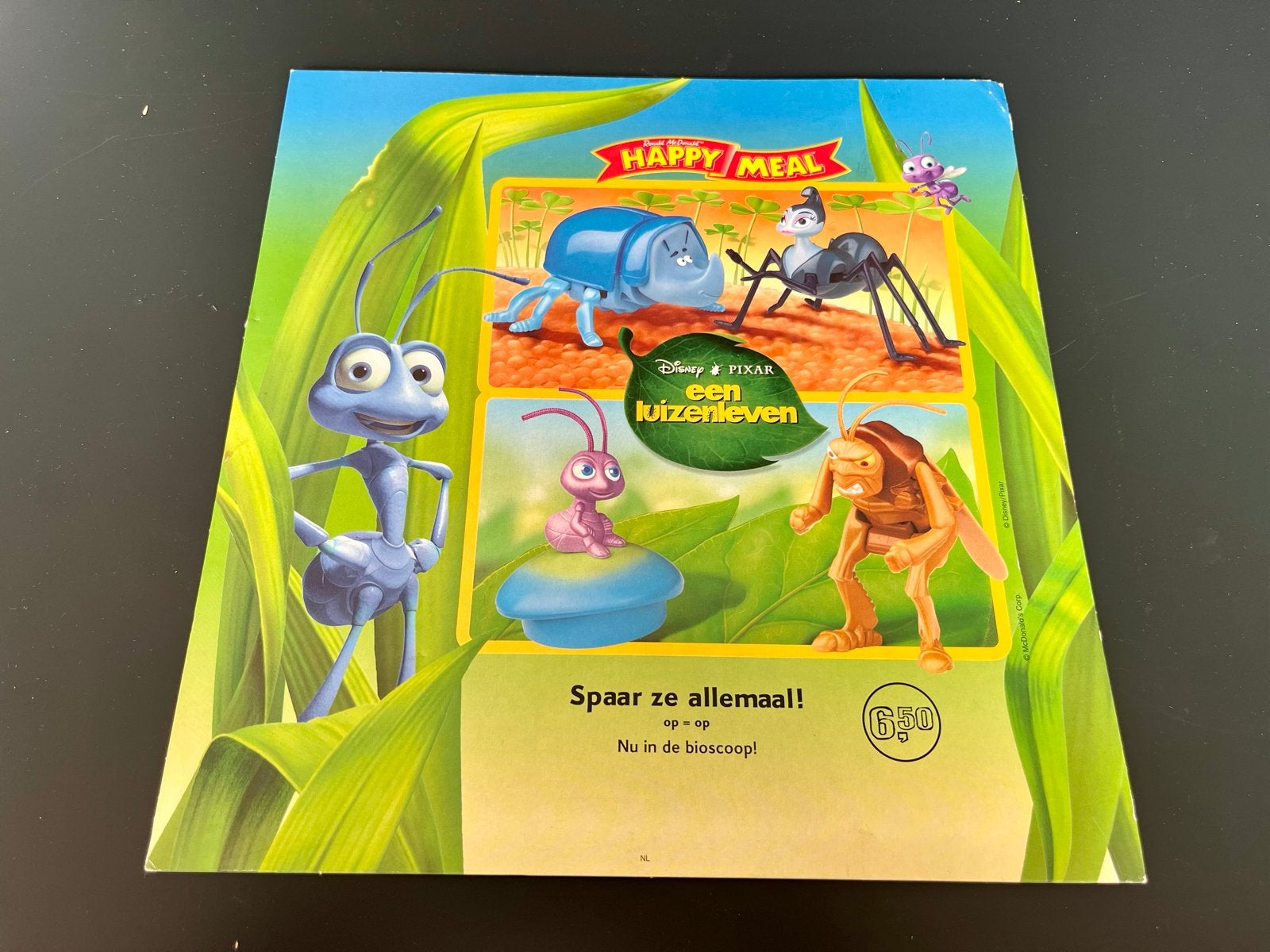 McDonald's Happy Meal Promobord Een Luizenleven Disney Pixar, Verzamelen, Ophalen of Verzenden, Gebruikt