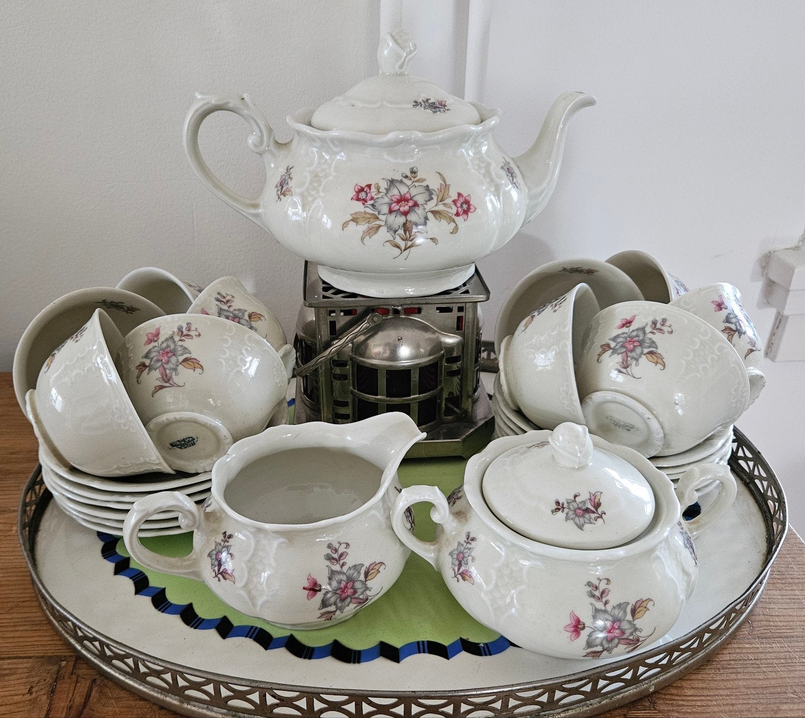 Mosa theeservies met 10 kopjes, Ophalen