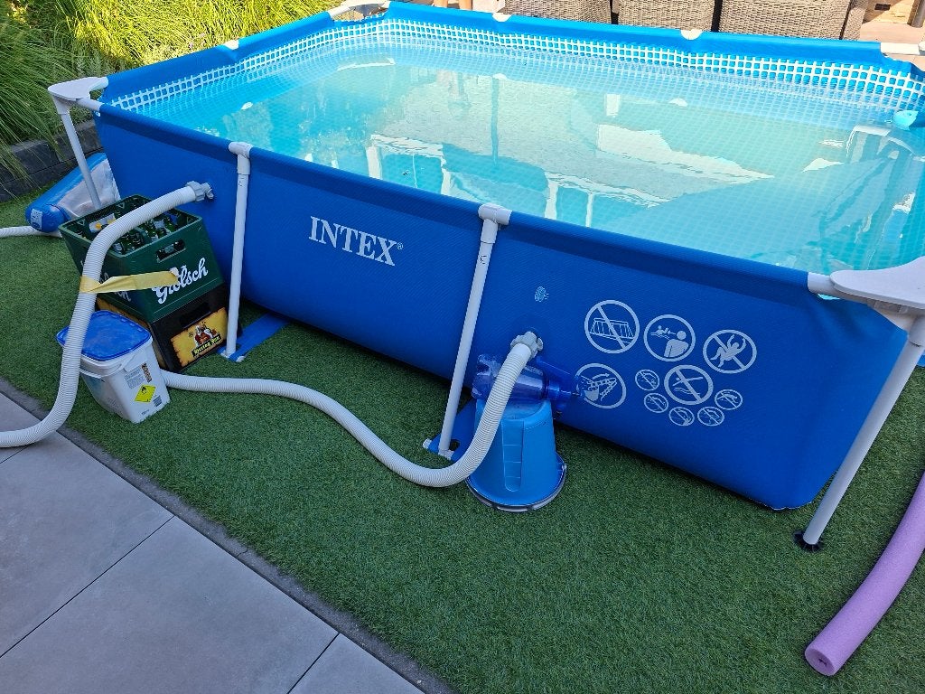 Intex zwebad plus Intex zandfilterpomp, Ophalen, Gebruikt, Overige typen
