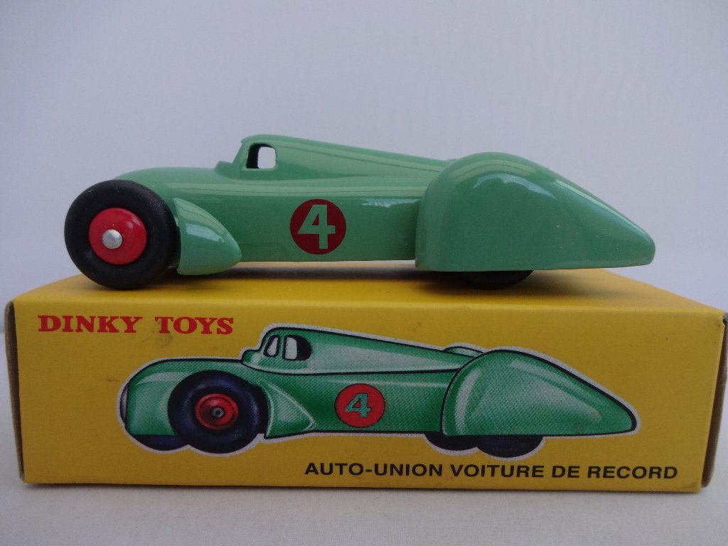 Auto Union recordwagen #4 nr: 23D van Dinky Toys schaal 1:43, Ophalen of Verzenden, Nieuw, Auto, Dinky Toys