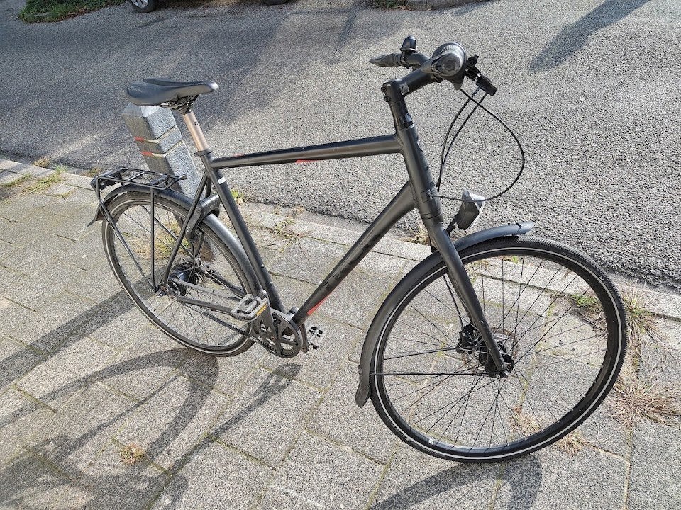 TREK L500 XL tandriem, Gebruikt, Versnellingen, 57 tot 61 cm, Schijfrem
