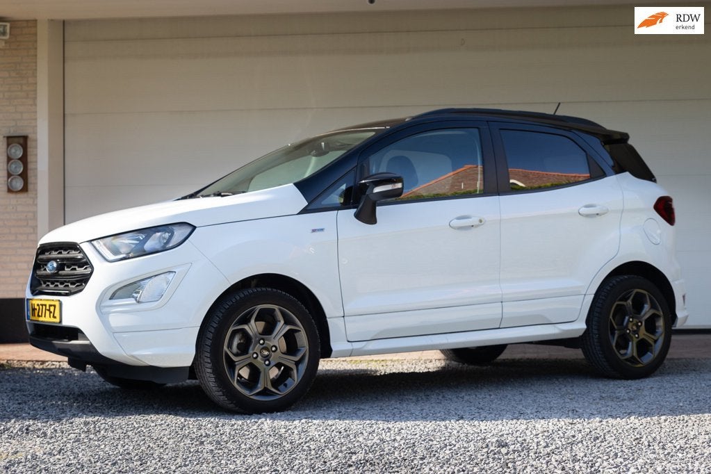 Ford EcoSport 1.0 EcoBoost ST-Line Black, Auto's, Ford, Gebruikt, Ecosport, Wit, Bedrijf