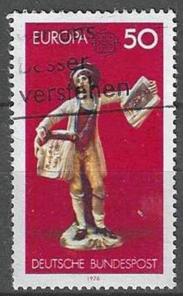 Duitsland Bundespost 1976 - Yvert 740 - Europa (ST), Verzenden, BRD, Gestempeld