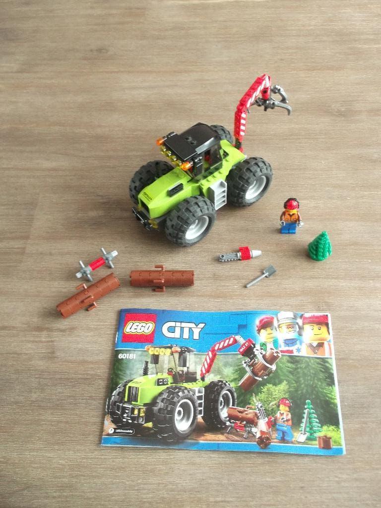 lego 60181 forest tractor (2018), Ophalen of Verzenden, Gebruikt, Complete set, Lego