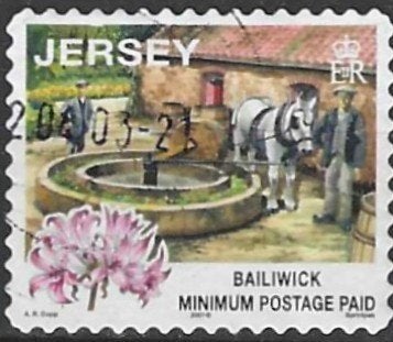 Jersey 88, Ophalen of Verzenden, Gestempeld
