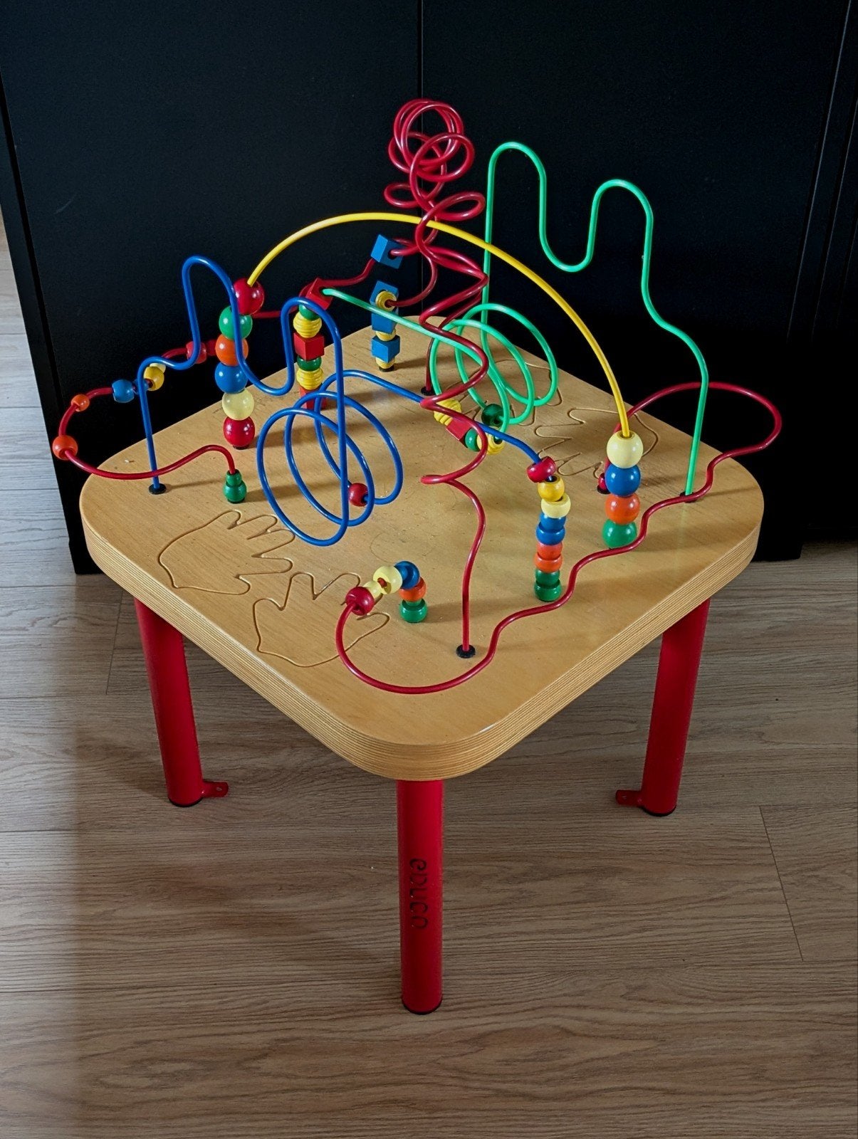 Educo kralentafel tafel kralen speeltafel kinderopvang, Ophalen, Zo goed als nieuw