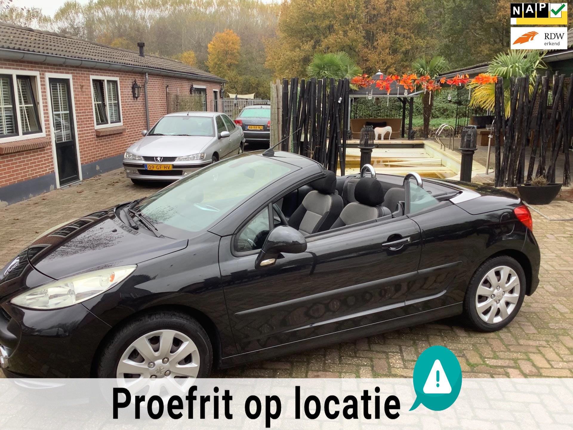 Peugeot 207 CC 1.6 VTi cabriolet NIEUWE APK tot 07-2026, Auto's, Voorwielaandrijving, Dealer onderhouden, 15 km/l, 4 cilinders