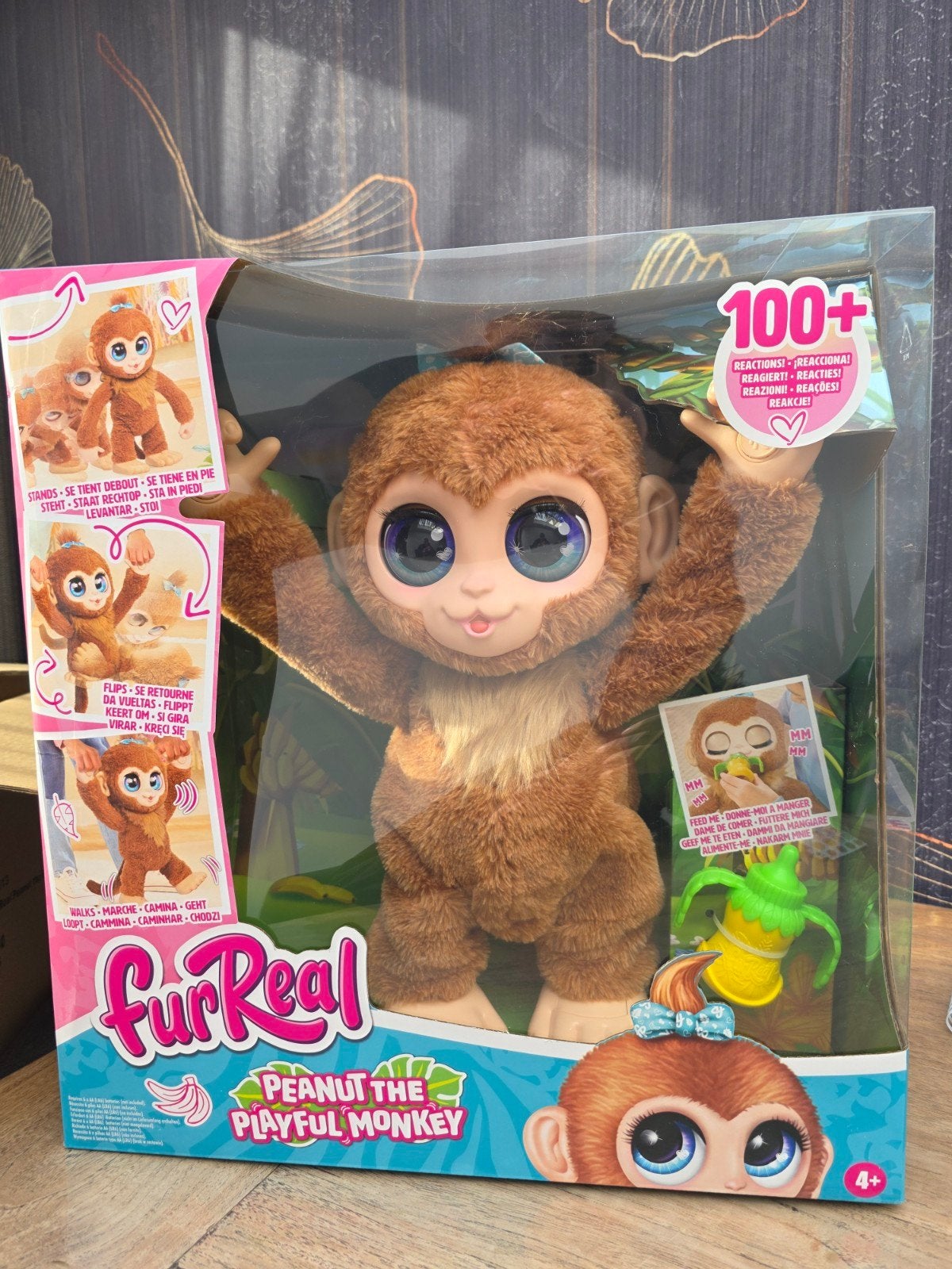 FurReal Peanut the Playful Monkey - Interactieve knuffel, Kinderen en Baby's, Ophalen, Overige merken, Nieuw, Interactief
