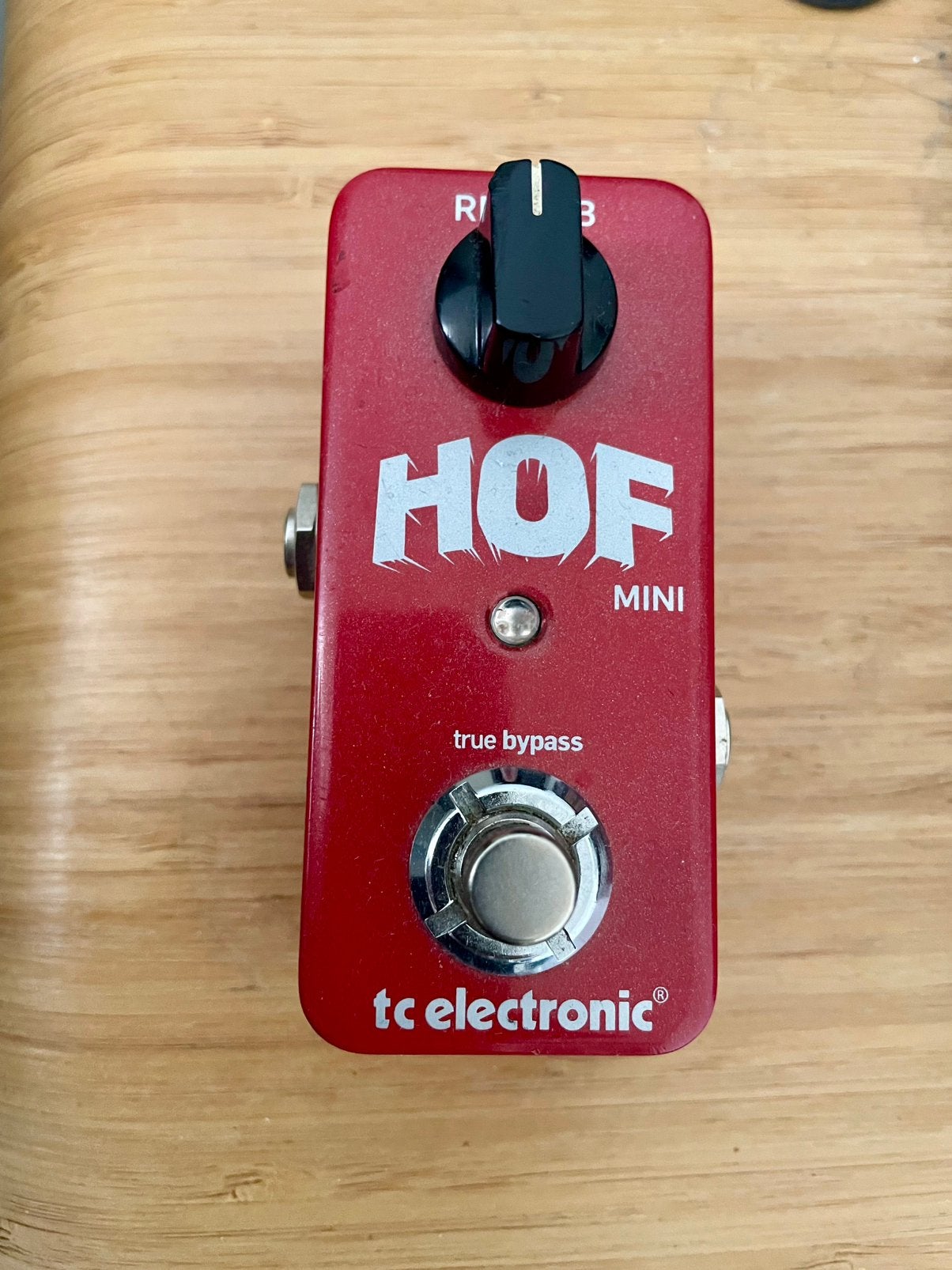 TC Electronics Hall of Fame Mini (HOF) Reverb pedaal, Muziek en Instrumenten, Effecten, Ophalen of Verzenden, Zo goed als nieuw