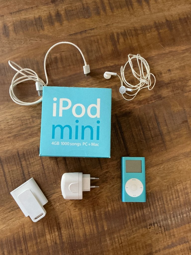 iPod mini 4gb, Gebruikt, Mini, Blauw, Ophalen of Verzenden