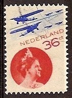 Nederland Luchtpost 9 gestempeld Koningin Wilhelmina 1931, Postzegels en Munten, Postzegels | Nederland, Ophalen of Verzenden