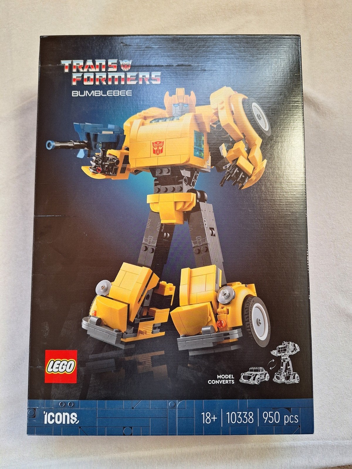 Lego Icons - Transformers Bumblebee - nr. 10338, Ophalen, Lego, Nieuw, Compleet