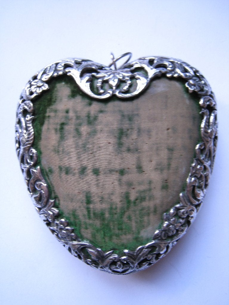ZILVER - ZILVEREN GROOT HART SPELDENKUSSEN 125 JAAR OUD, Verzenden, Zilver
