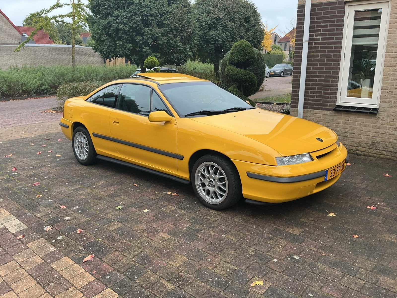 Opel Calibra 2.0 I 1994 Geel, Auto's, Voorwielaandrijving, 1195 kg, Calibra, 4 cilinders