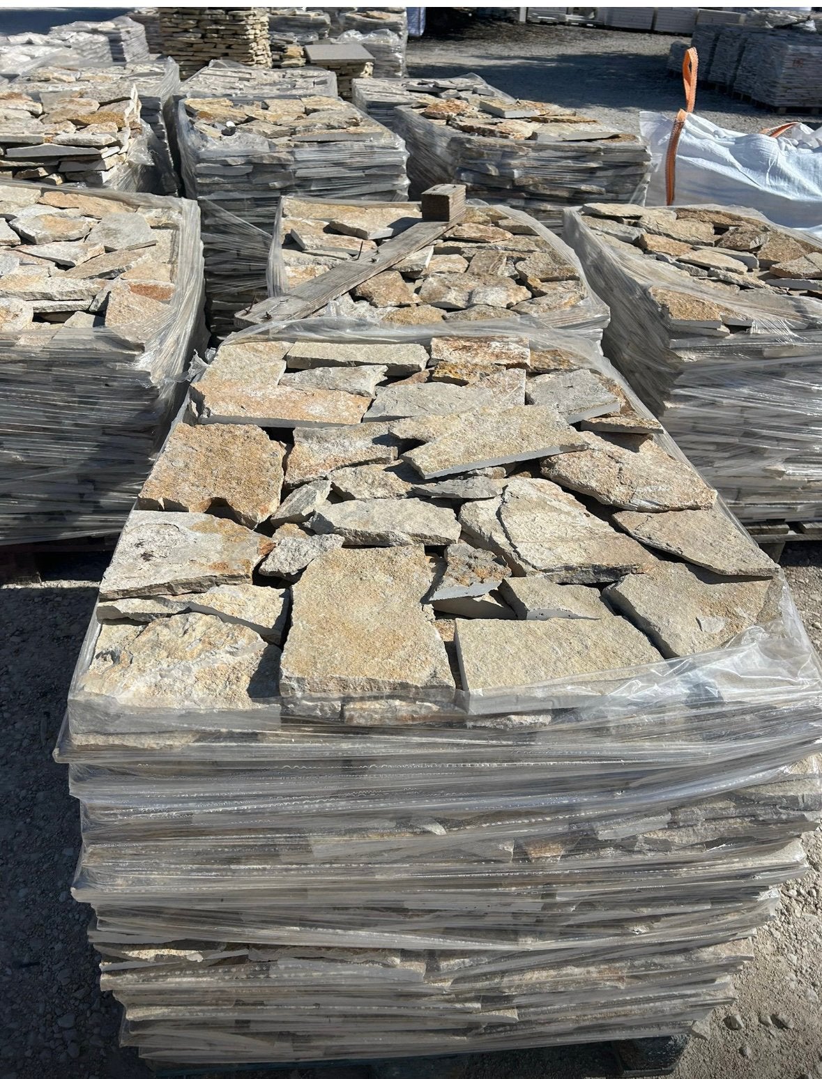 Flagstones diverse kleurstellingen, Tuin en Terras, Ophalen, Zo goed als nieuw, Terrastegels, Natuursteen