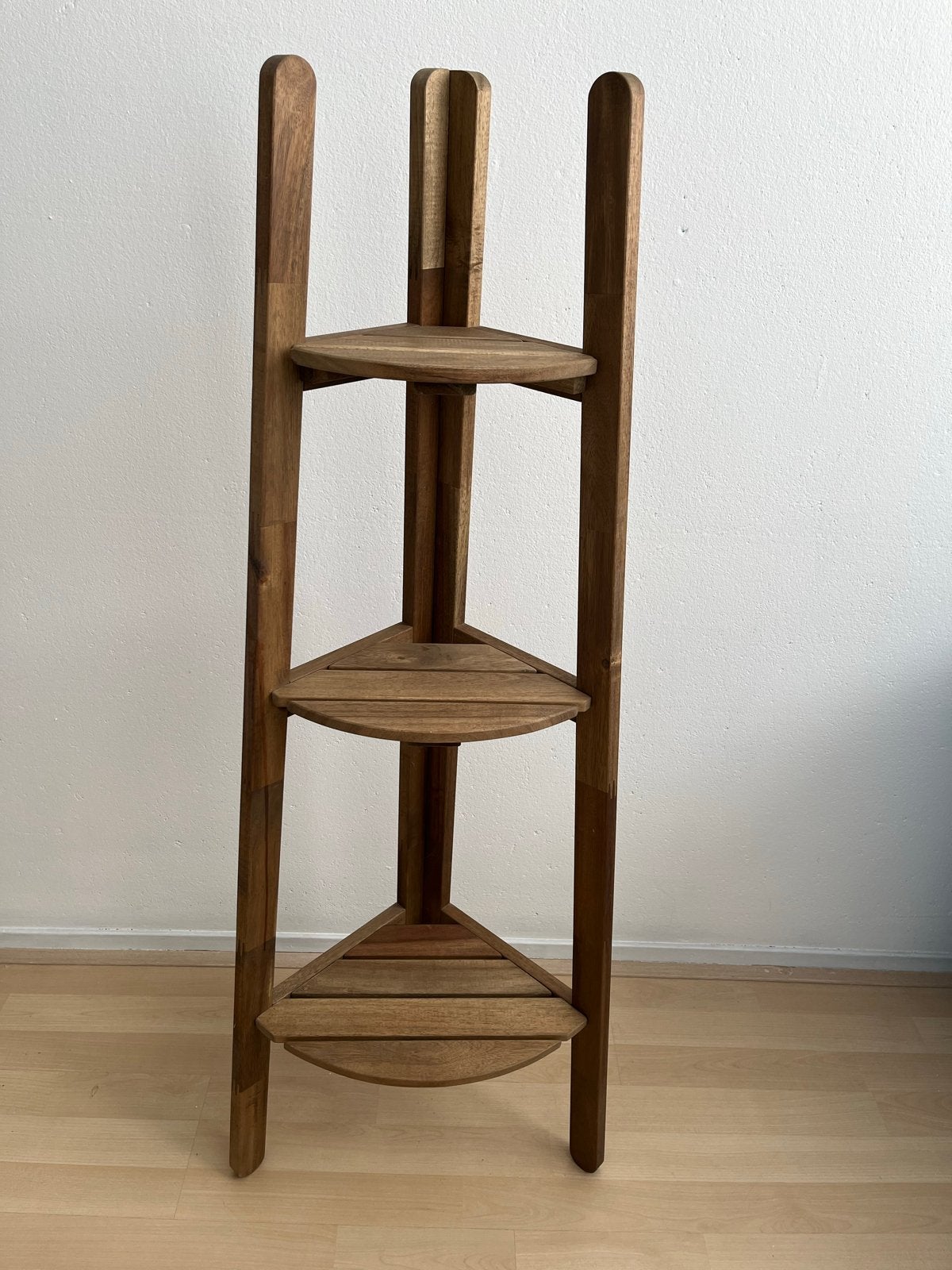 IKEA ASKHOLMEN Hoekrek Plantenrek - Zo goed als nieuw, Ophalen, Zo goed als nieuw, Bruin, Hout