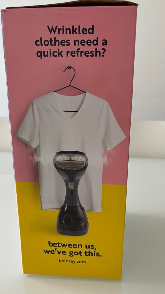 Beldray Handstomer: Kreukvrije Kleding in een Oogwenk, Ophalen of Verzenden, Nieuw, Strijkijzer met snoer