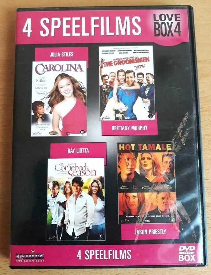 Love Box 4-Carolina/The Groomsmen/Comeback Season/Hot Tamale, Engels, Alle leeftijden, Nederlands, Romantische komedie
