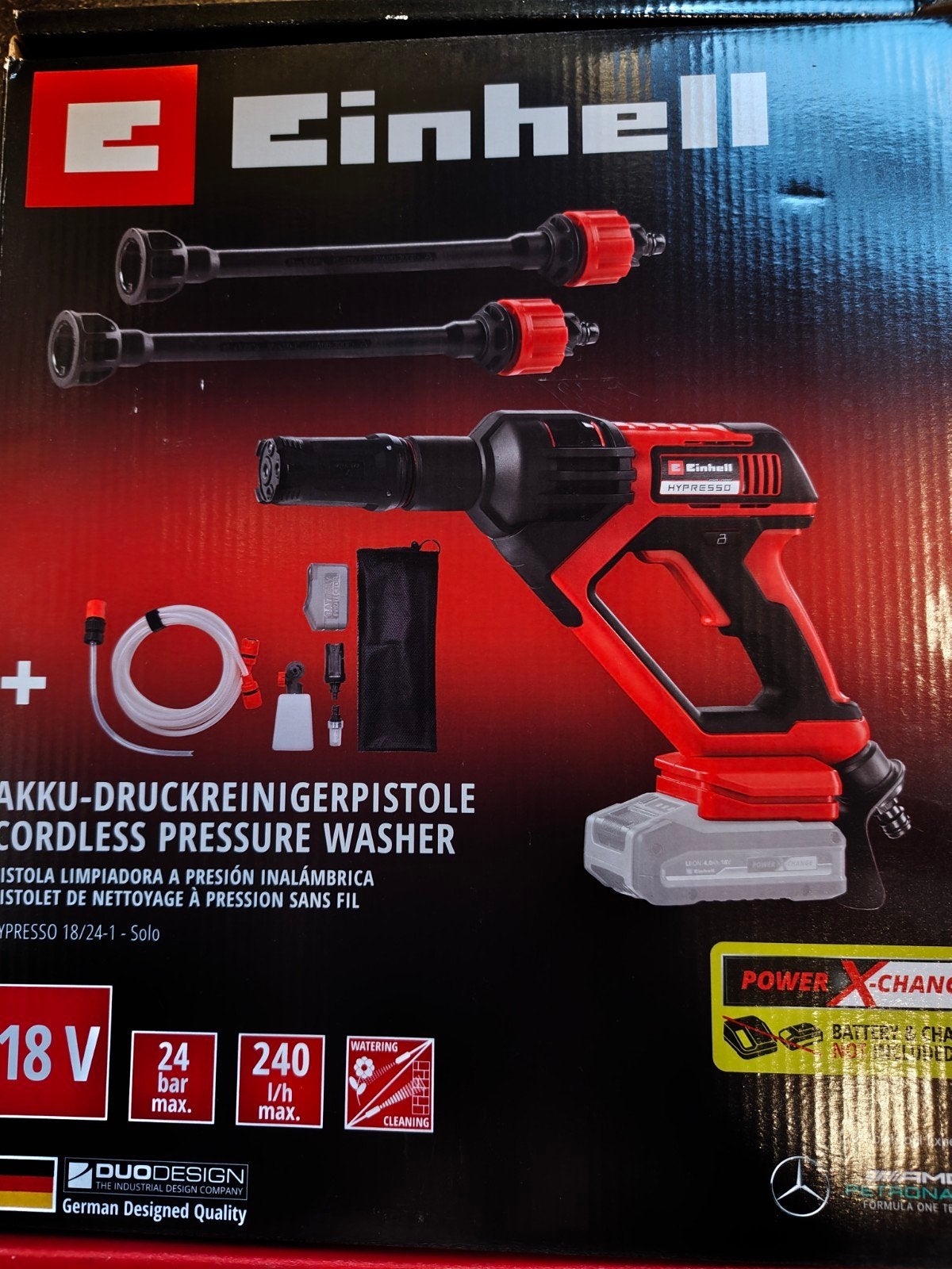 hogedrukreiniger op accu, Tuin en Terras, Ophalen of Verzenden, Zo goed als nieuw
