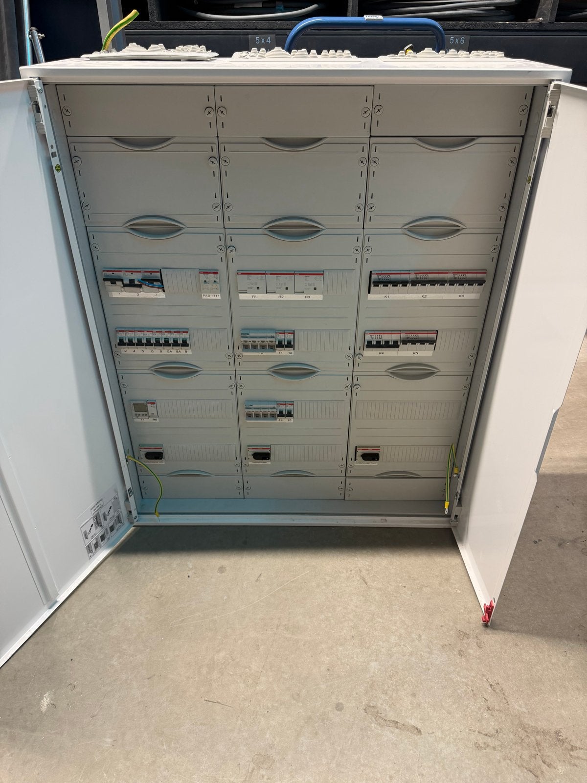 Meterkast met ABB componenten - Groepenkast, Ophalen, Gebruikt, ABB, Groepenkast
