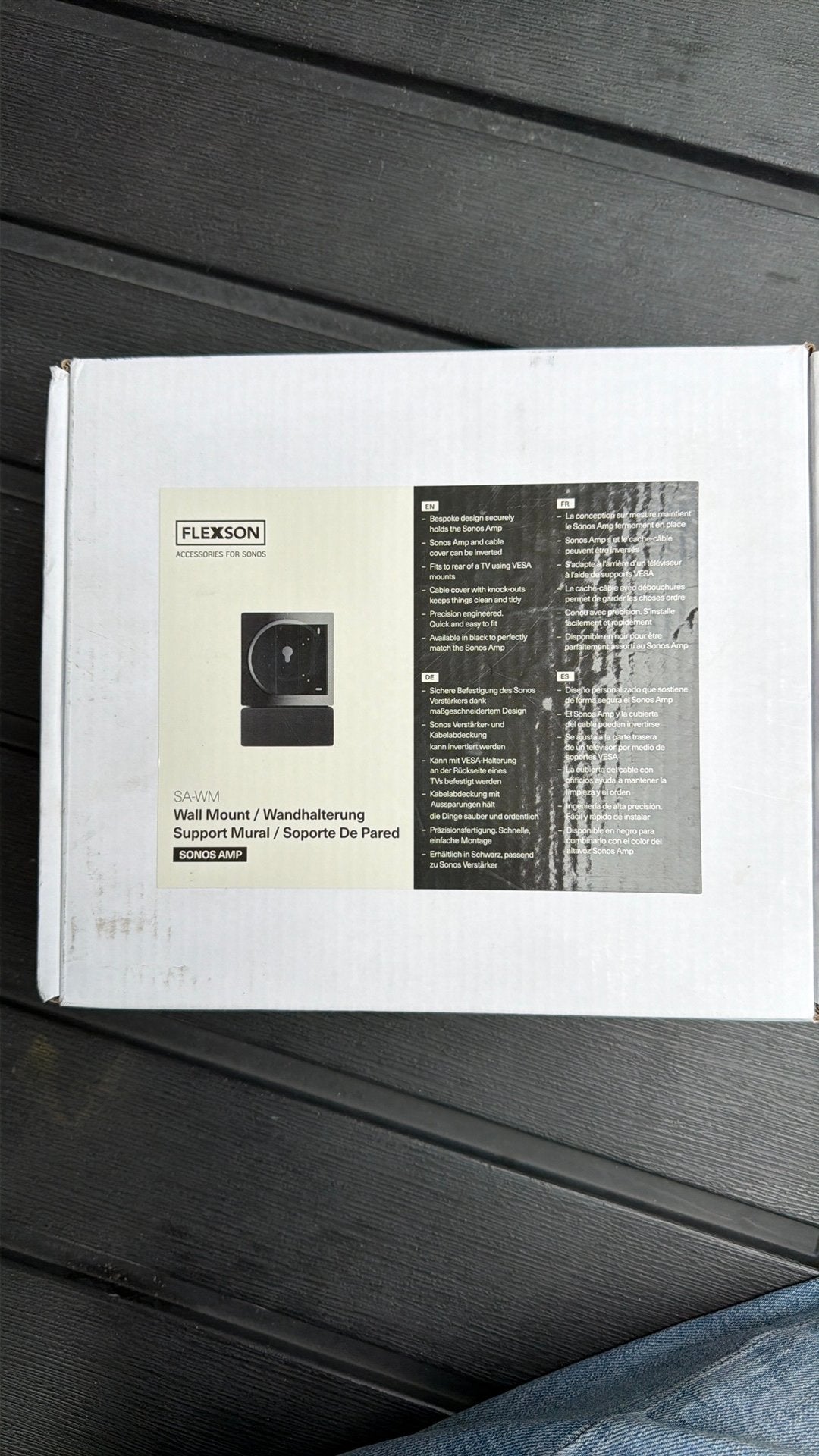Flexson FLXSAWM1021 - Sonos AMP beugel, Audio, Tv en Foto, Luidsprekers, Ophalen of Verzenden, Minder dan 60 watt, Overige typen