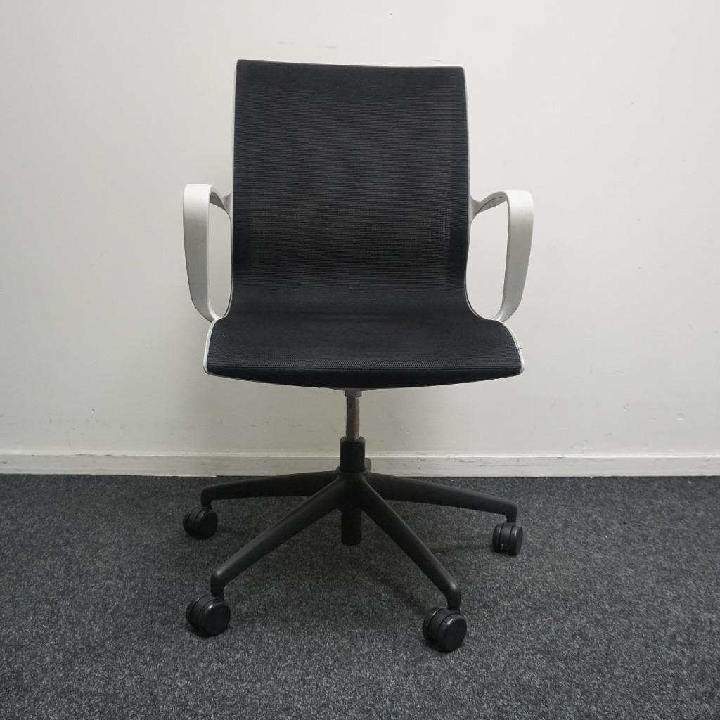 Sitland Soul Air Vergaderstoelen | Netweave | Zwart / Wit, Kunststof, Gebruikt, Overige kleuren, -