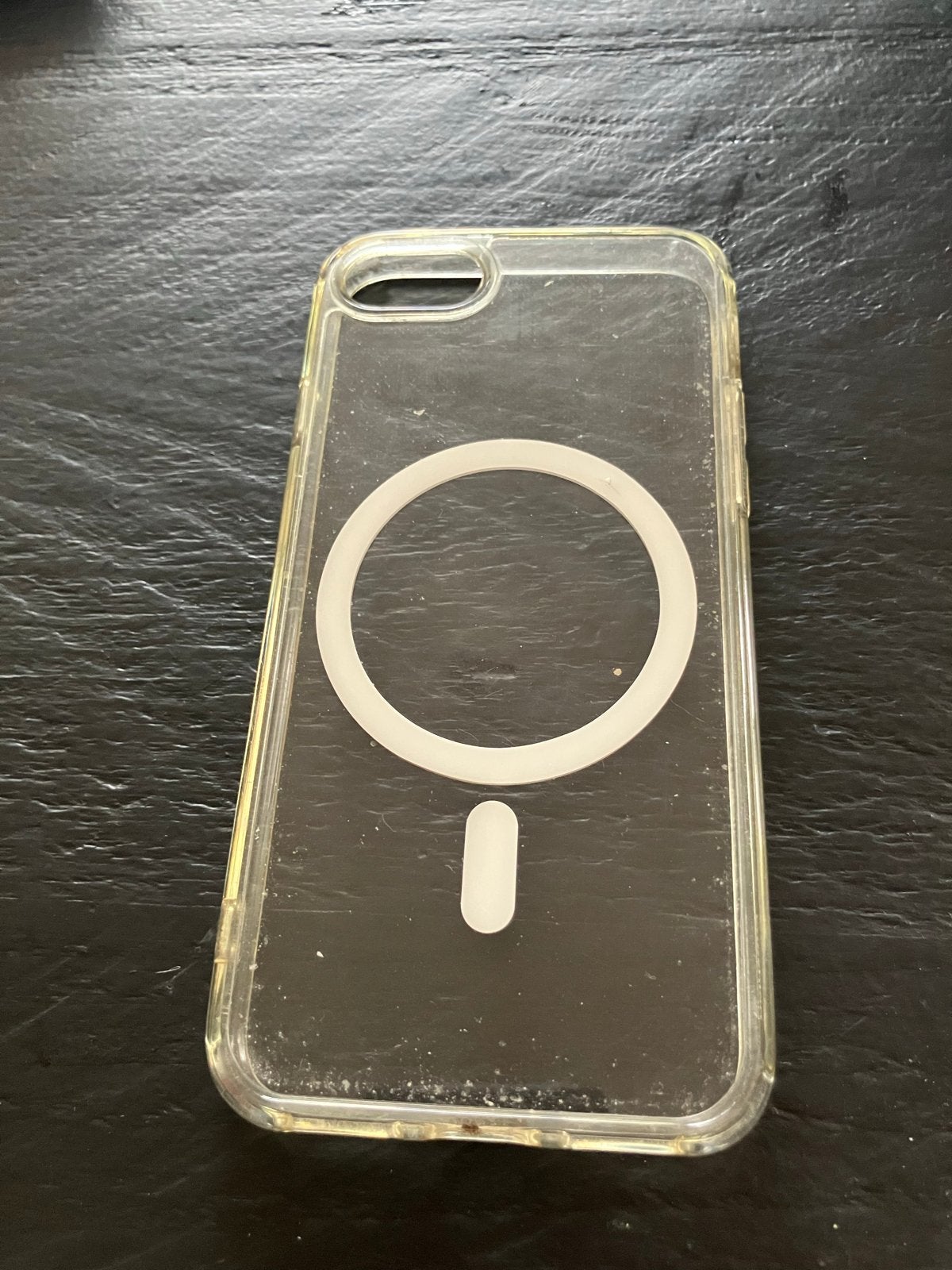 Transparant iPhone hoesje met MagSafe, Kunststof, Gebruikt, MagSafe, Overige merken