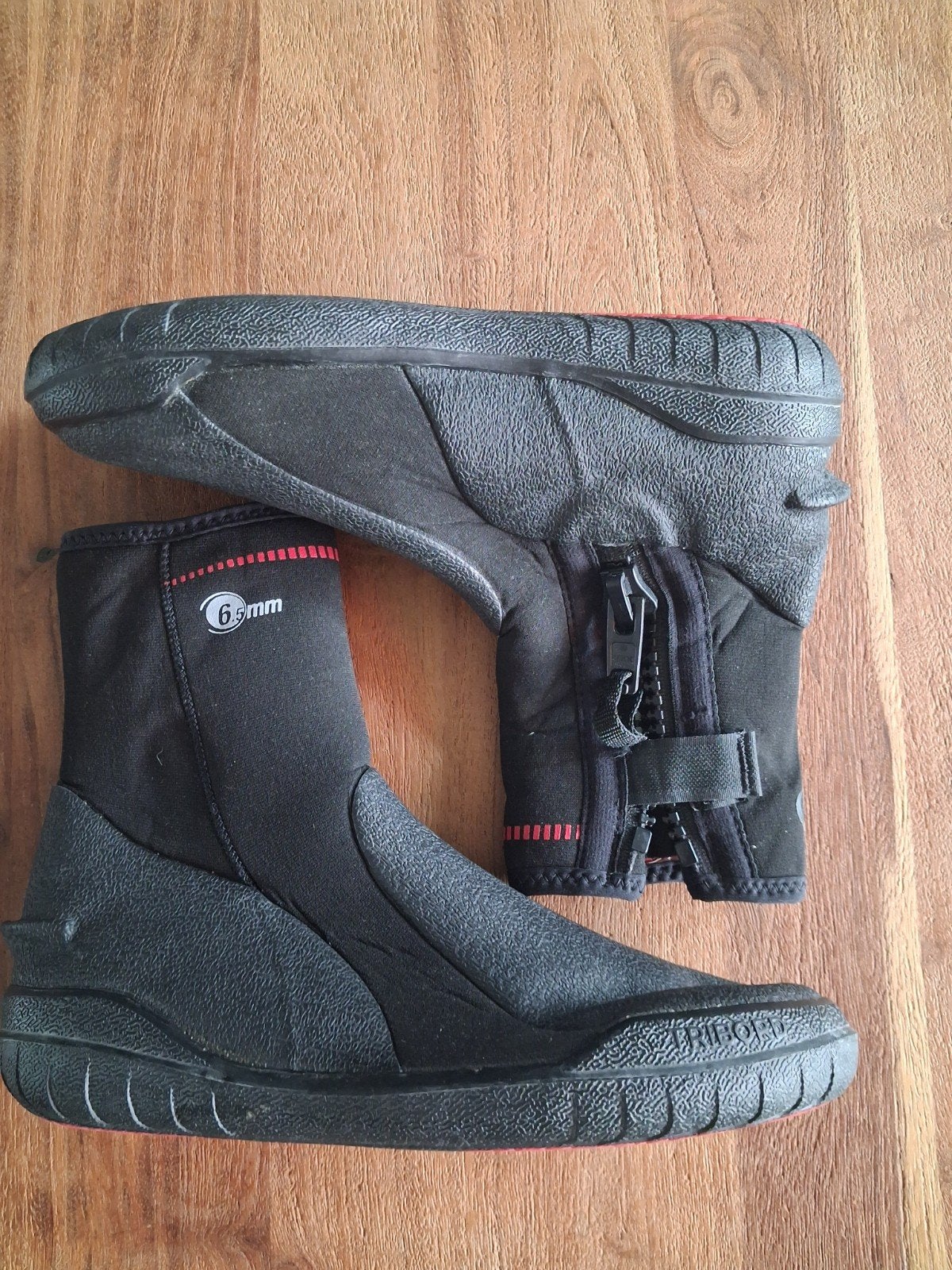 6.5 mm Neopreen Duikschoenen met rits, Ophalen of Verzenden, Gebruikt