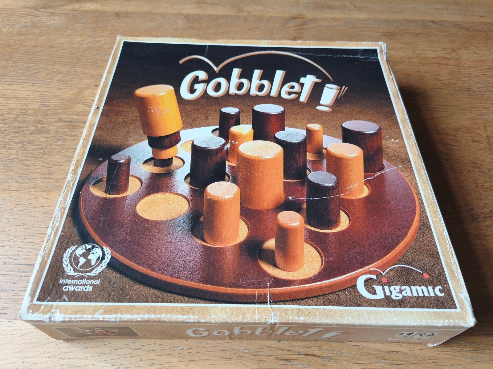 Gobblet - Gigamic l Strategisch houten bordspel l 7+, Een of twee spelers, Ophalen of Verzenden, Gebruikt, Gigamic