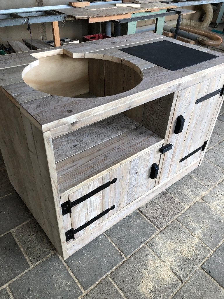 buitenkeuken van gebr steigerhout, Ophalen, Nieuw, Houtskool