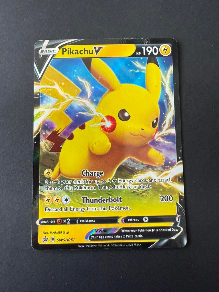 SWSH 061 pikachu V promo, Ophalen of Verzenden, Nieuw, Losse kaart