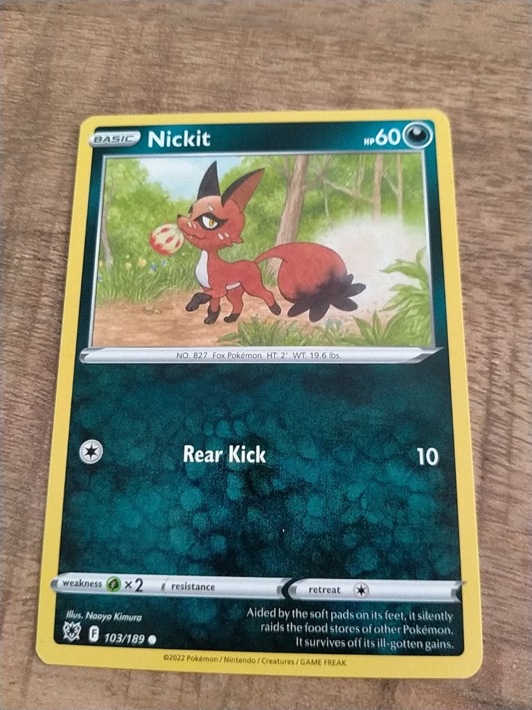 Pokemon Astral Radiance , Nickit 103/189, Verzenden, Zo goed als nieuw, Losse kaart