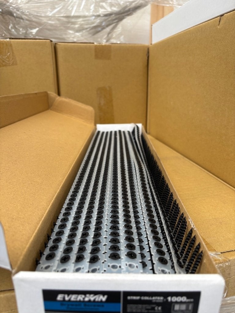 Gipsplaatschroef op band 3.9x35 / 3.9x45 / 3.9x55, Schroeven, Tackerstore, Ophalen of Verzenden, Brandemeer 4b