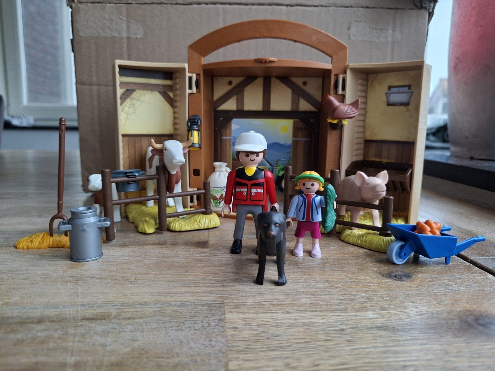 Playmobil Speelbox Boerderij 71272 - Zo goed als nieuw, Gebouw, Complete set, Ophalen of Verzenden, Zo goed als nieuw
