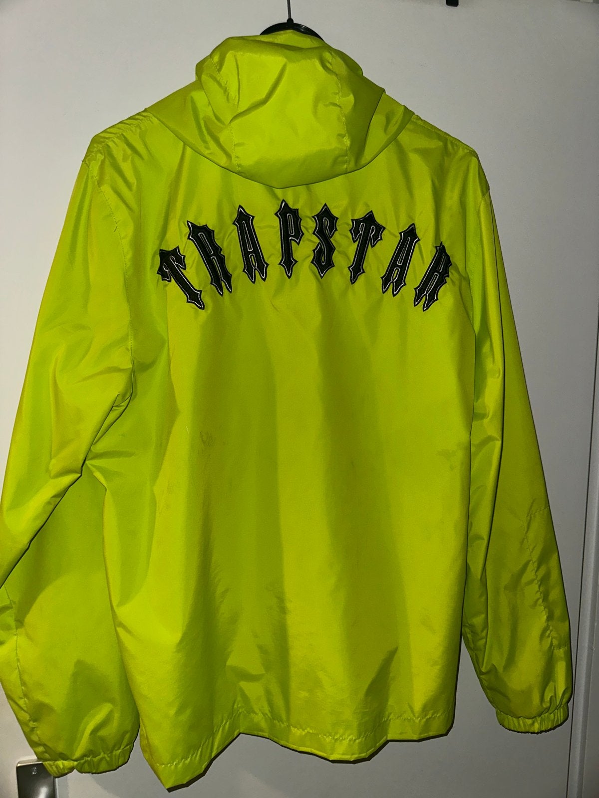 Trapstar windjack neon geel maat L, Verzenden, Zo goed als nieuw, Maat 52/54 (L), Geel