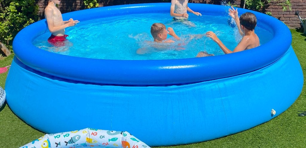 Intex Easy Set Zwembad 56422 366 x 76 cm met filterpomp, Tuin en Terras, Ophalen, Gebruikt, Minder dan 80 cm, Rond