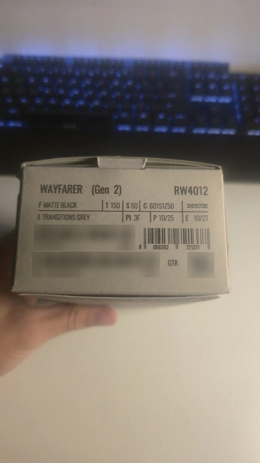 Ray-Ban Meta Gen 2 Wayfarer mat zwart Transitions 50-22, Zwart, Ophalen of Verzenden, Zo goed als nieuw, Ray-Ban
