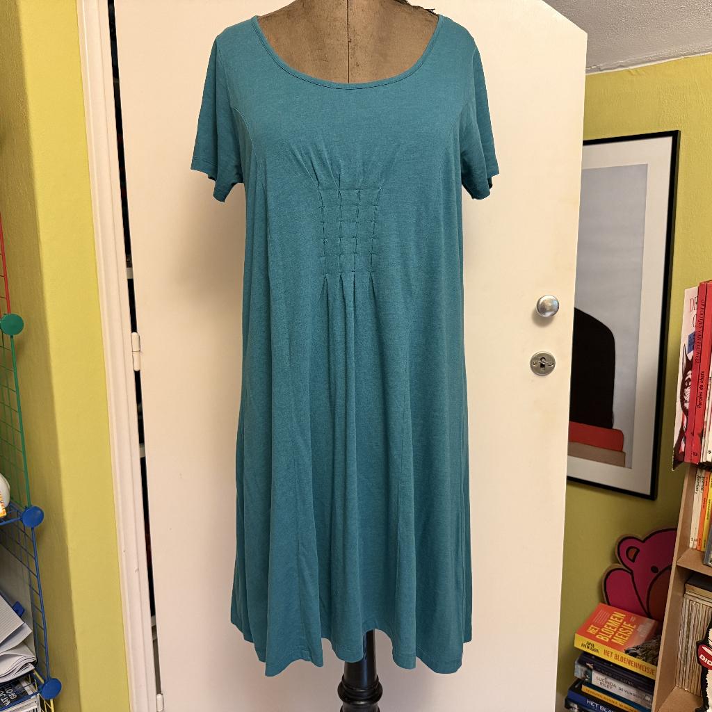 Rimini zomer jurk Mt 4 = 48 IGS!, Rimini, Maat 46/48 (XL) of groter, Zo goed als nieuw, Onder de knie
