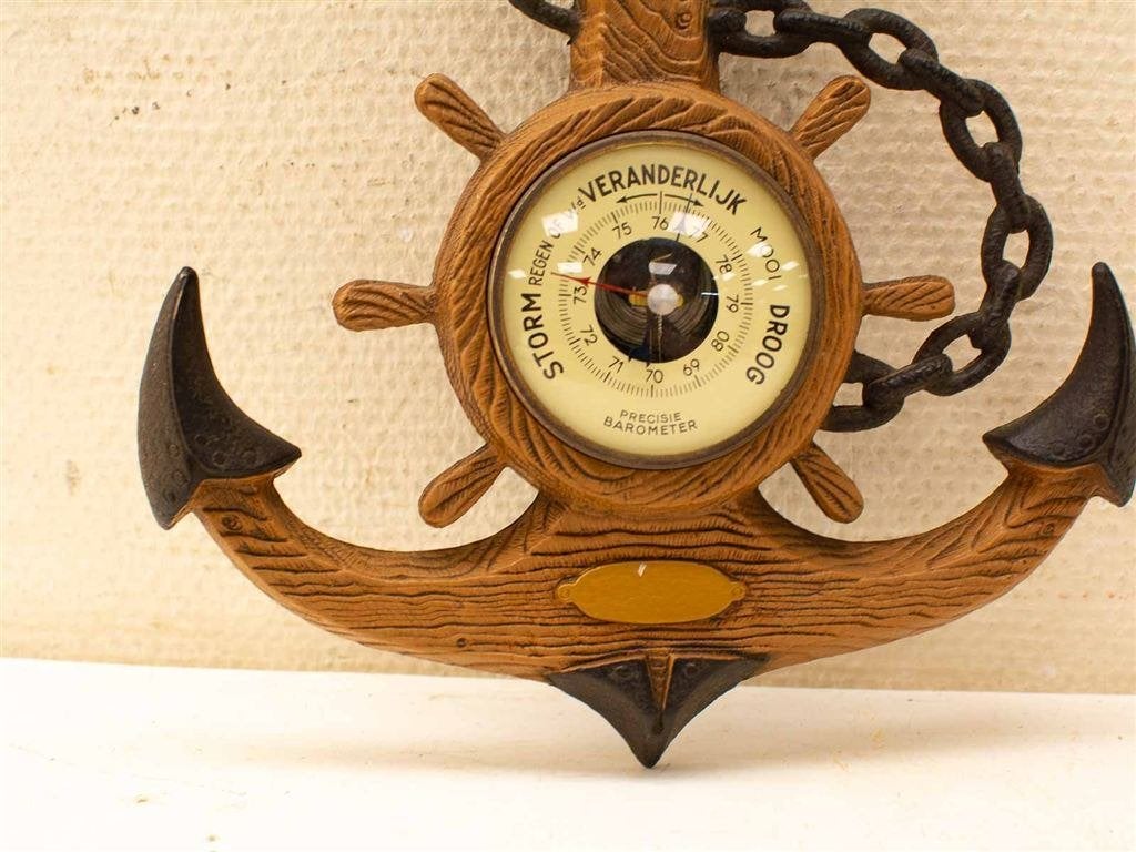 Barometer in de vorm van een anker 36781, Ophalen of Verzenden, Gebruikt
