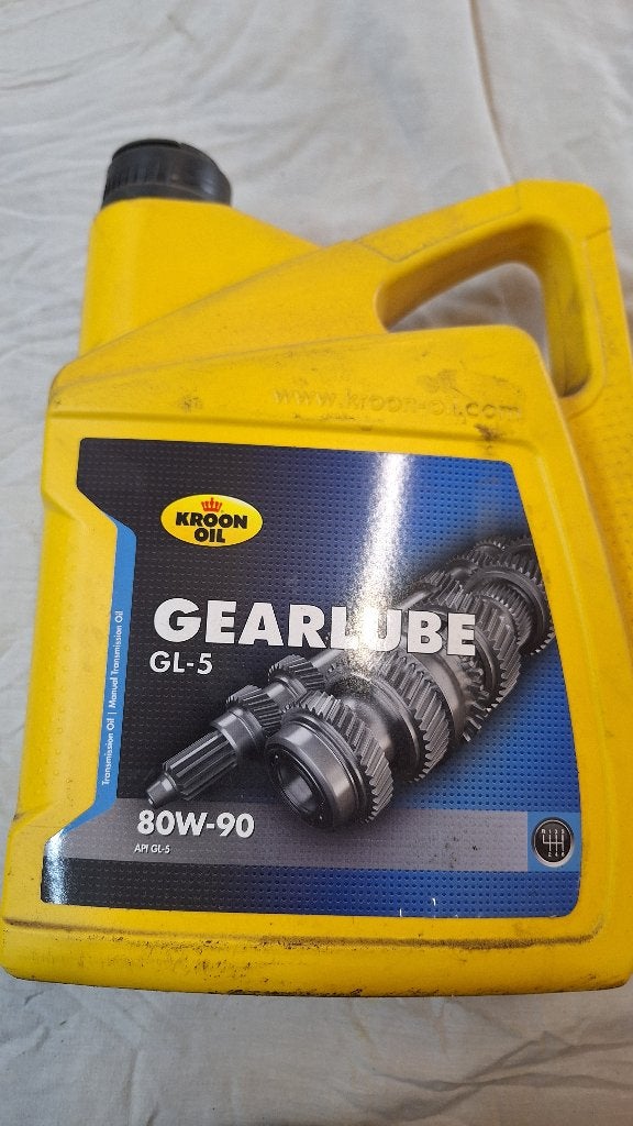 Kroon Oil Gearlube GL-5 80W-90 transmissieolie 5 liter, Ophalen, Nieuw