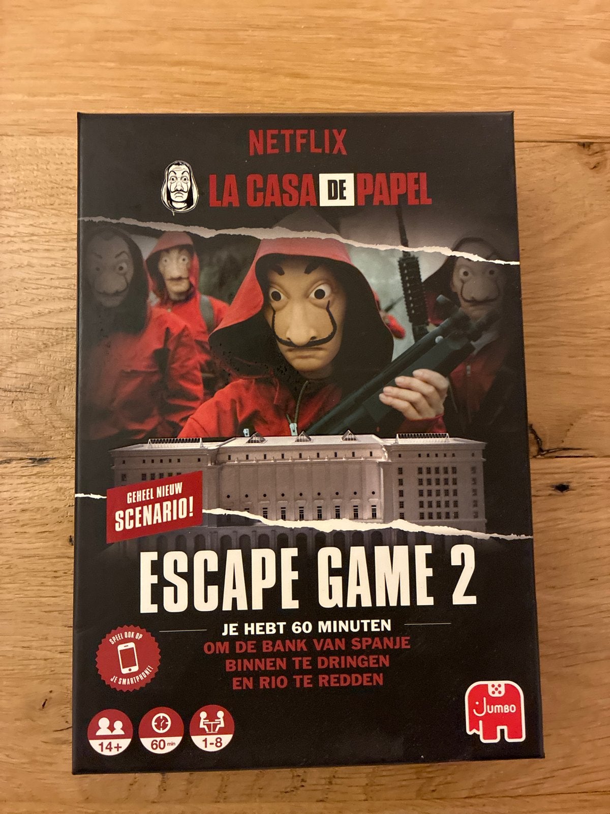 Netflix La Casa de Papel Escape Game 2 - Nieuw Scenario, Een of twee spelers, Ophalen of Verzenden, Nieuw