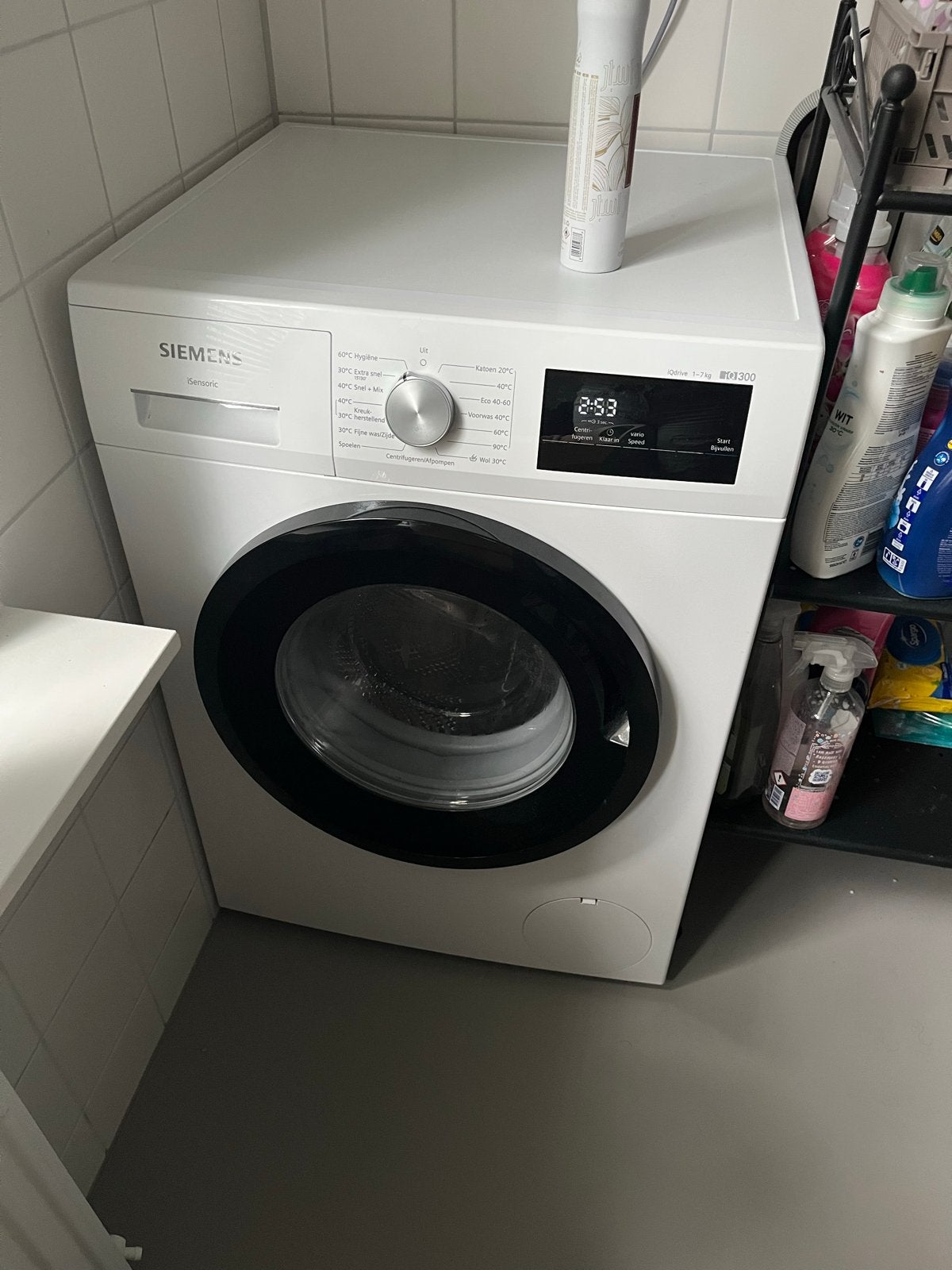 Siemens IQ300 Wasmachine 7kg - Zo goed als nieuw, Witgoed en Apparatuur, Zo goed als nieuw, Voorlader, 85 tot 90 cm, Ophalen