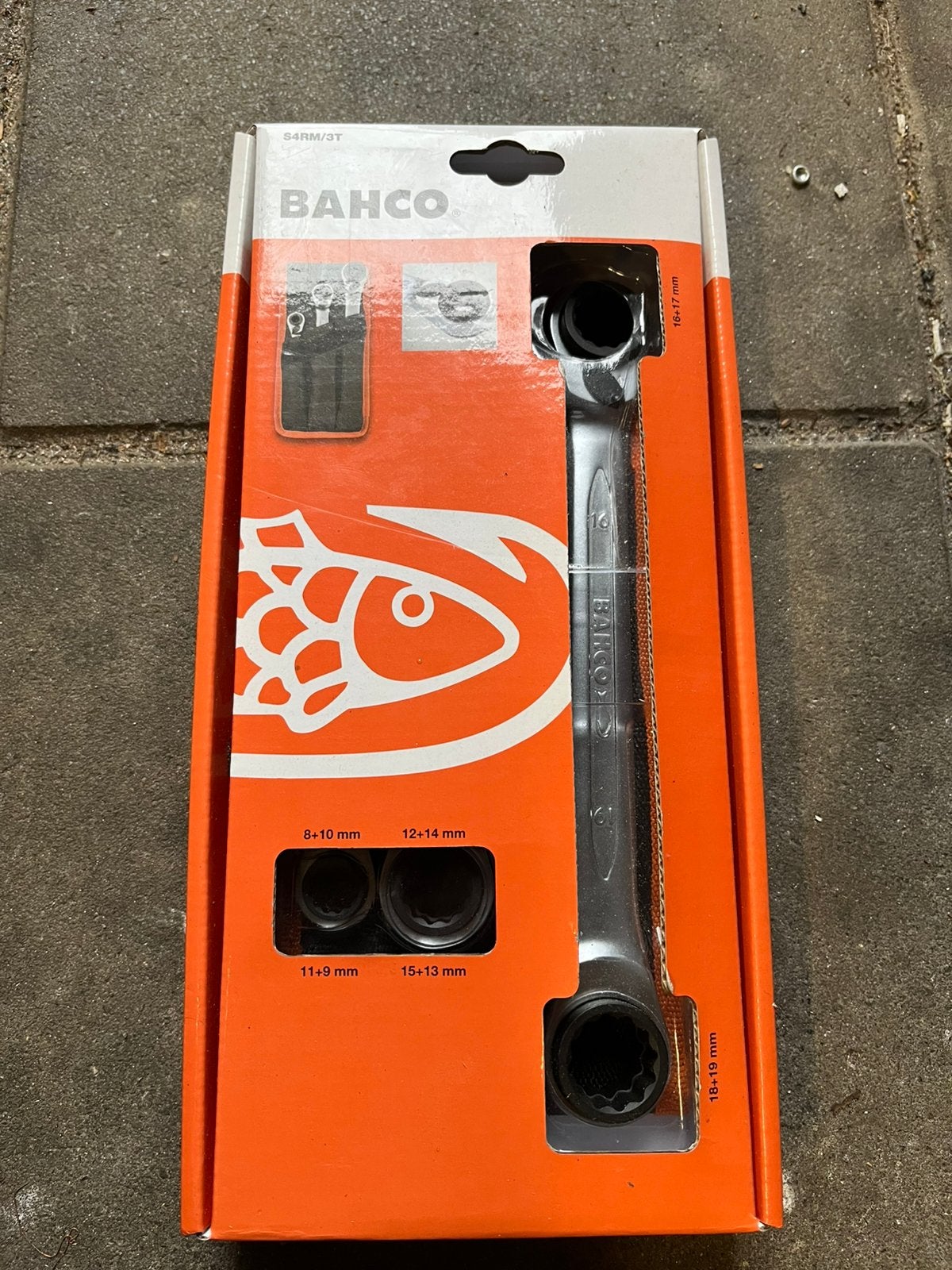 Bahco 3-delige ring/ratel set nieuw., Ophalen, Nieuw, Sleutel/ratel, Overige merken